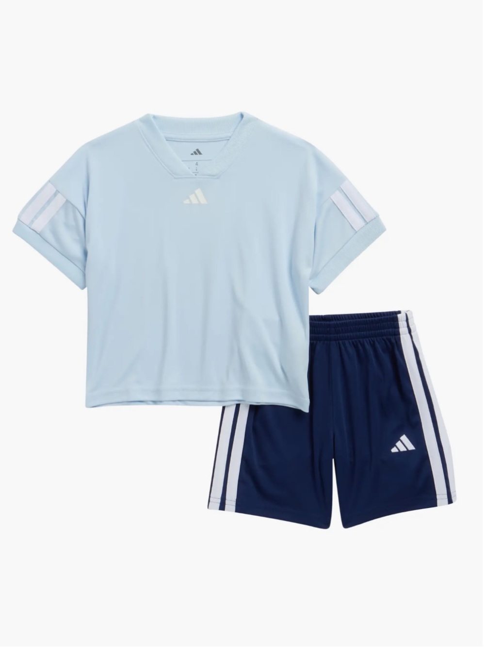 NWT Adidas Kids' Logo Graphic Jersey T-Shirt & Shorts Set- 5T